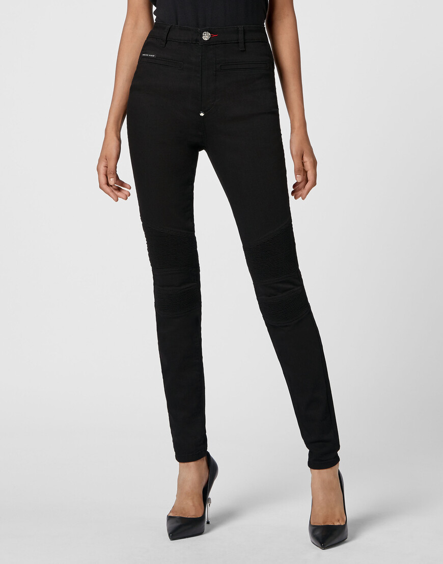 джинсы с высокой посадкой  AAAC-WDT1719-PDE004N_02LC фотография