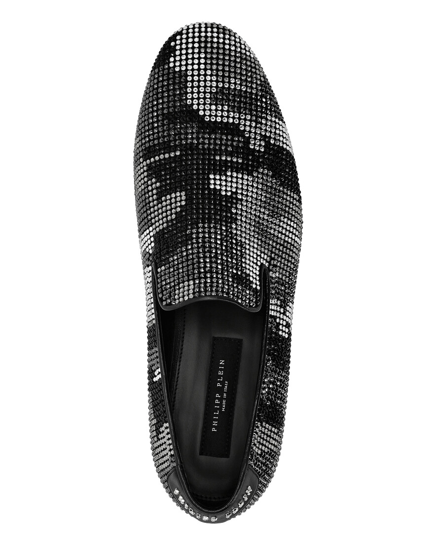 

Мокасины Philipp Plein, Серебряный