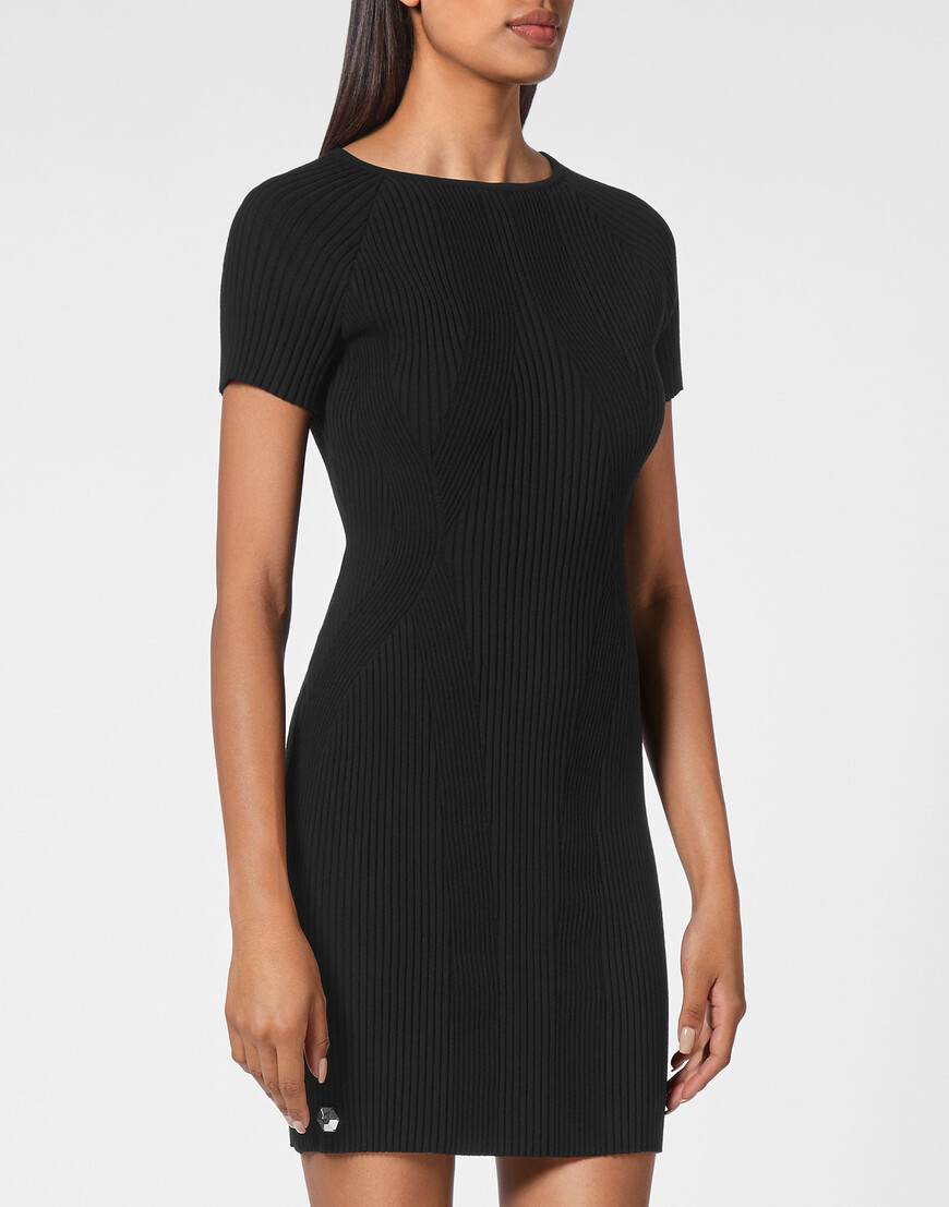 трикотажное платье  AABC-WKG0327-PKN002N_02 фотография