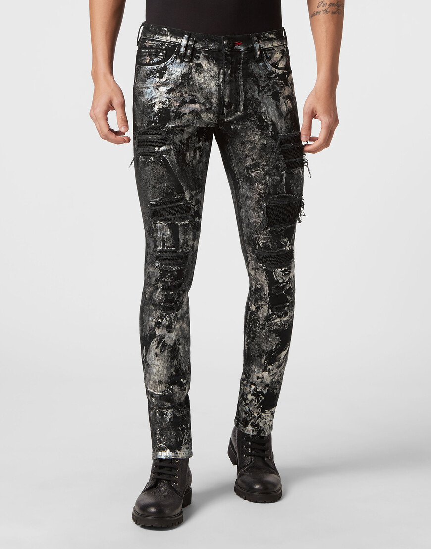 

Джинсы Прямые И Зауженные Philipp Plein, Черный