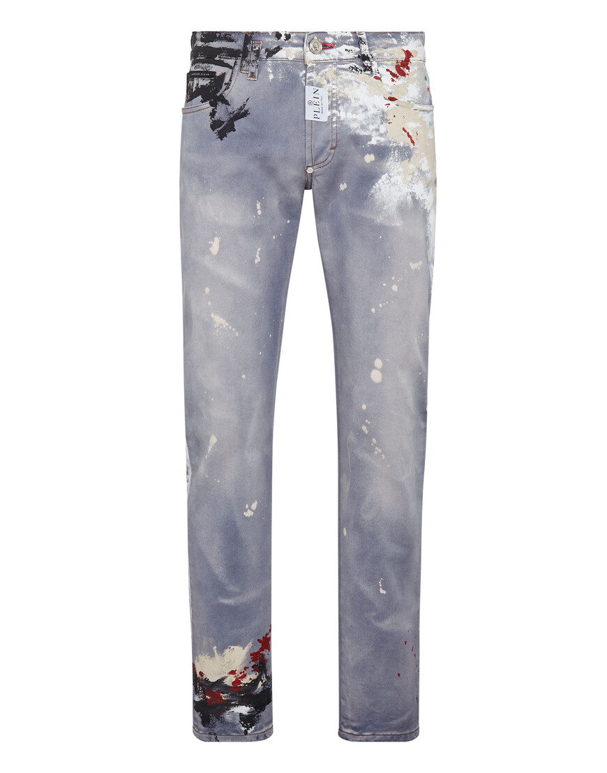 

Джинсы Прямые Philipp Plein, Синий