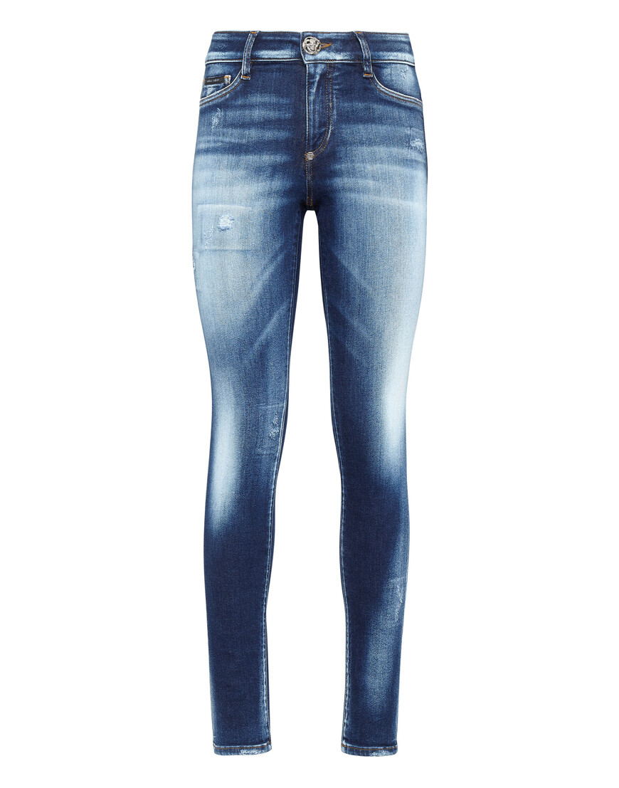 джинсы с высокой посадкой  FABC-WDT2146-PDE004N_08GD по акции