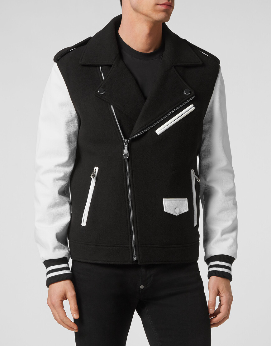 кожаная куртка  FACC-MLB1715-PTE120N_0201 фотография