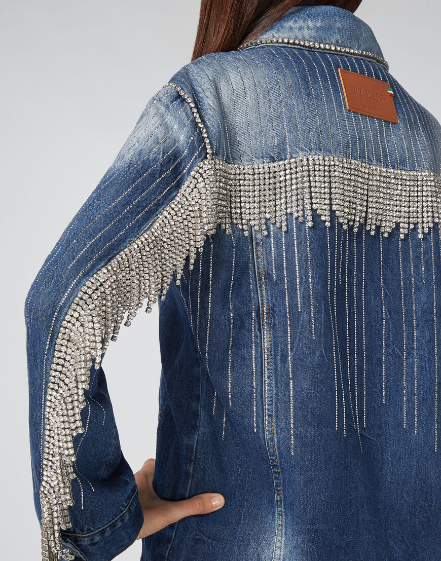 

Джинсовая Куртка Philipp Plein, Синий