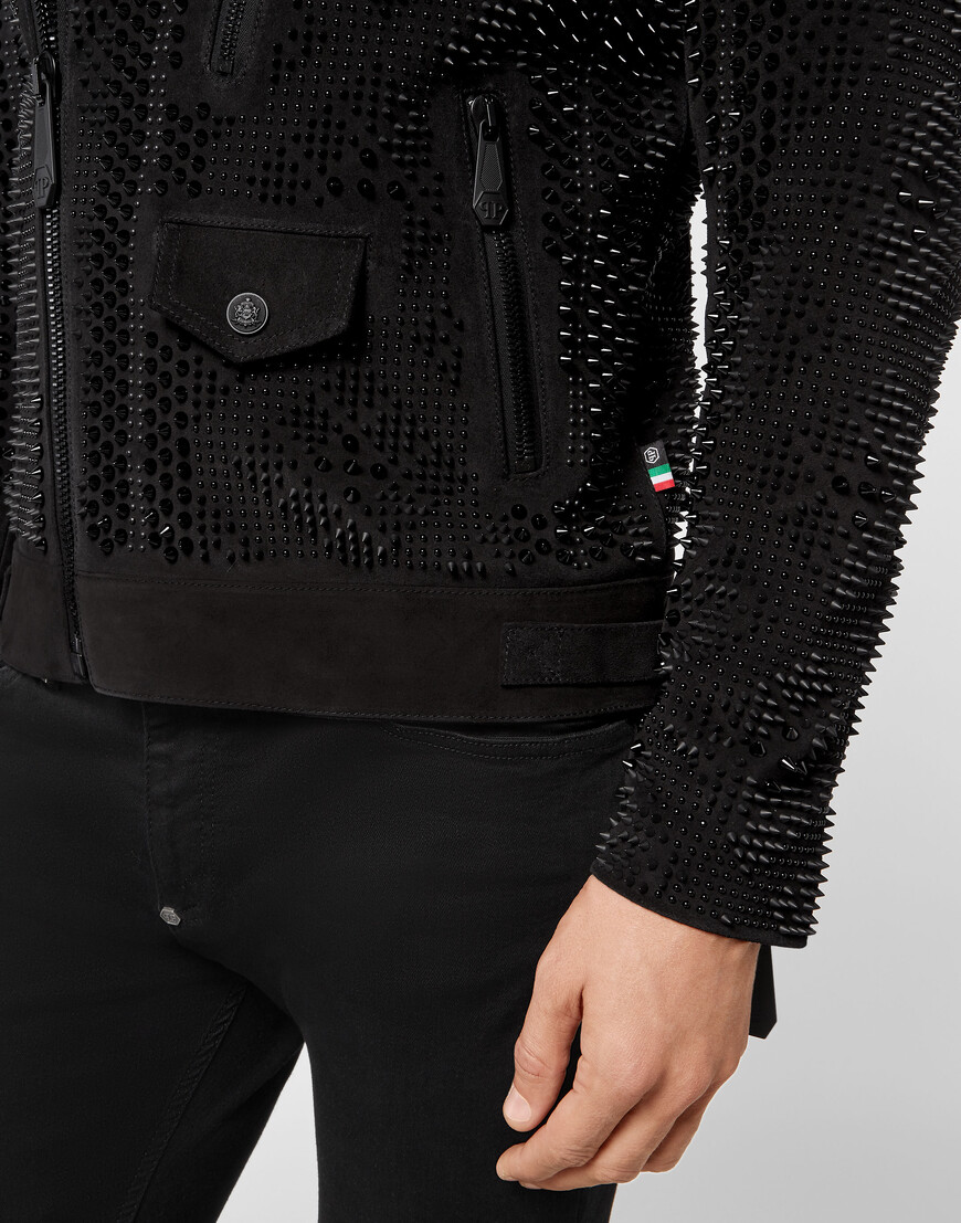 

Кожаная Куртка Philipp Plein, Черный