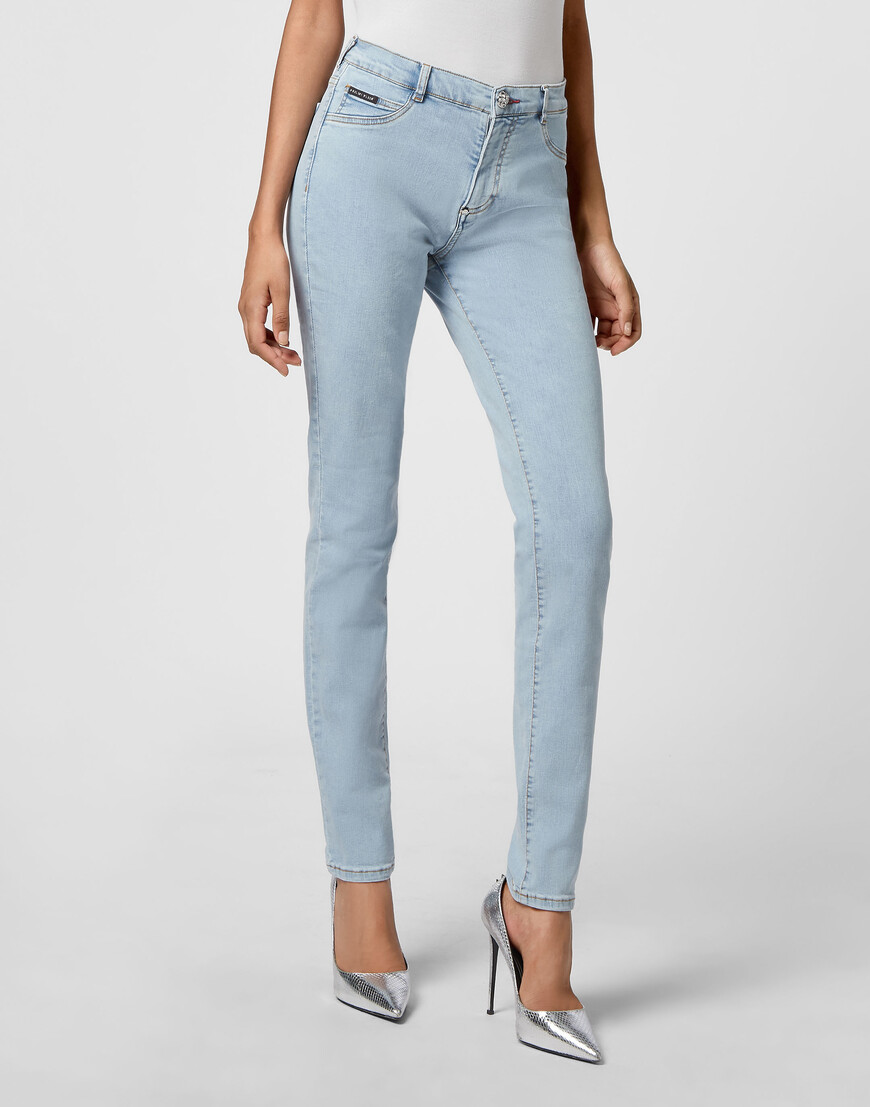 джинсы с высокой посадкой  AAAC-WDT1789-PDE004N_07CI фотография