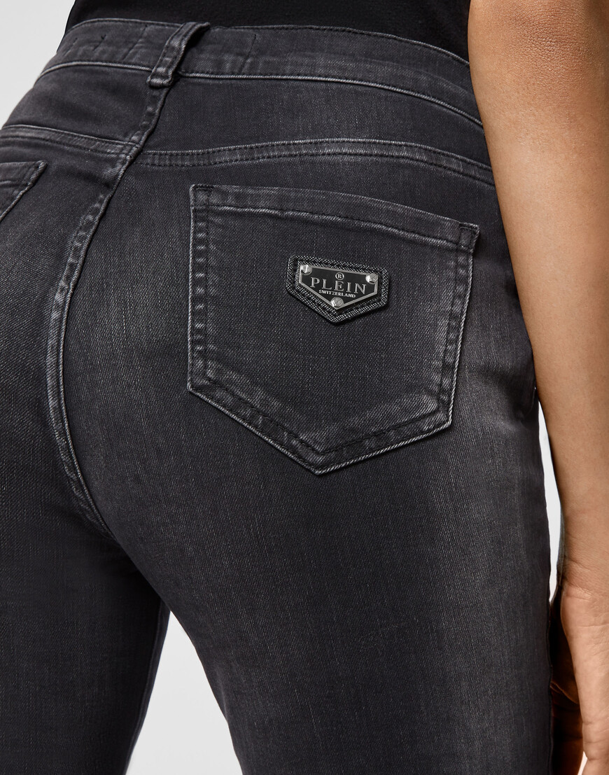 джинсы с высокой посадкой  AAAC-WDT1789-PDE004N_10TM купить с доставкой