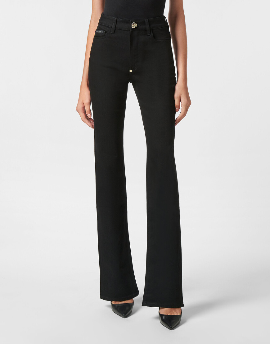 джинсы с высокой посадкой  FABC-WDT2154-PDE004N_15GD фотография