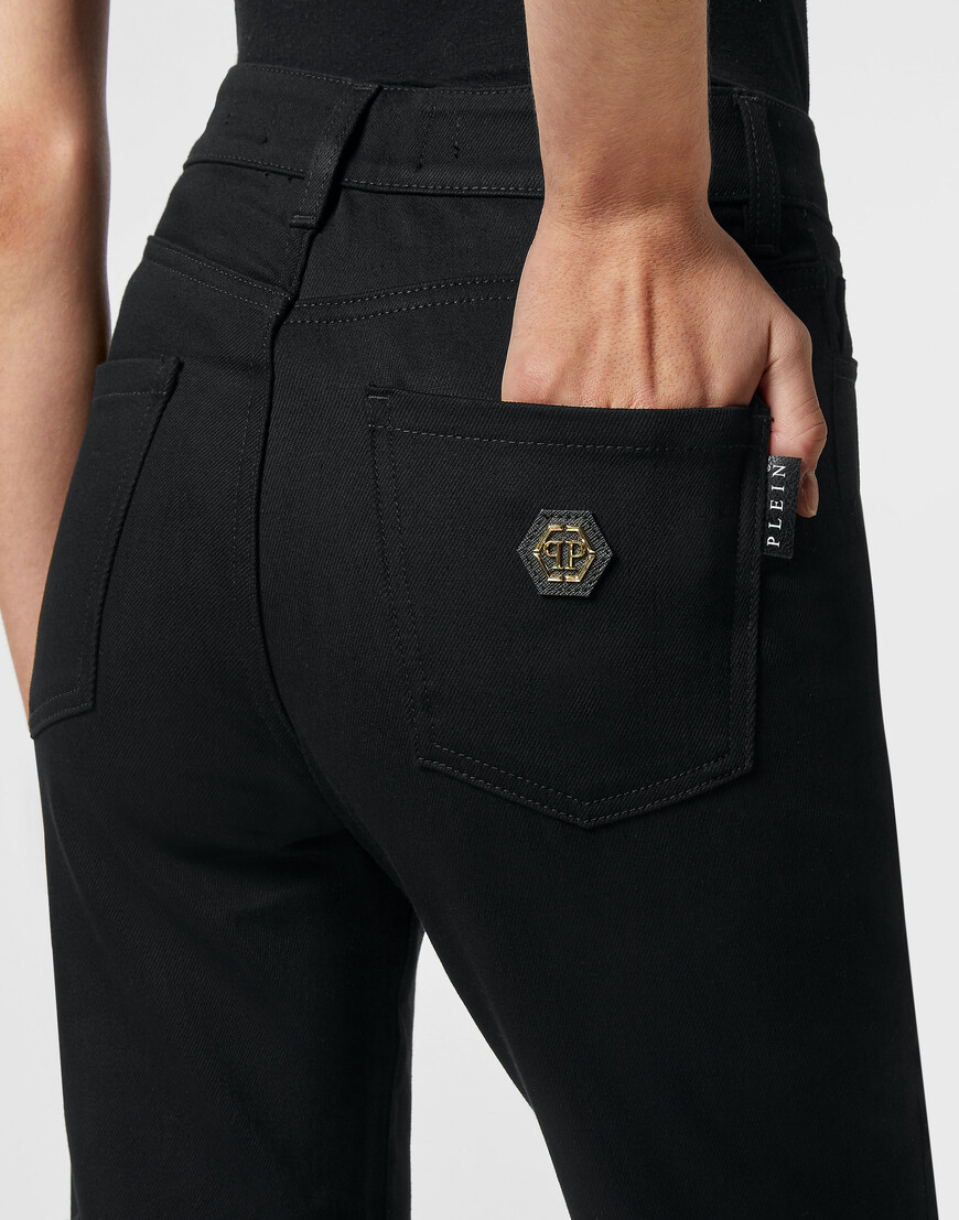 джинсы с высокой посадкой  FABC-WDT2154-PDE004N_15GD купить с доставкой