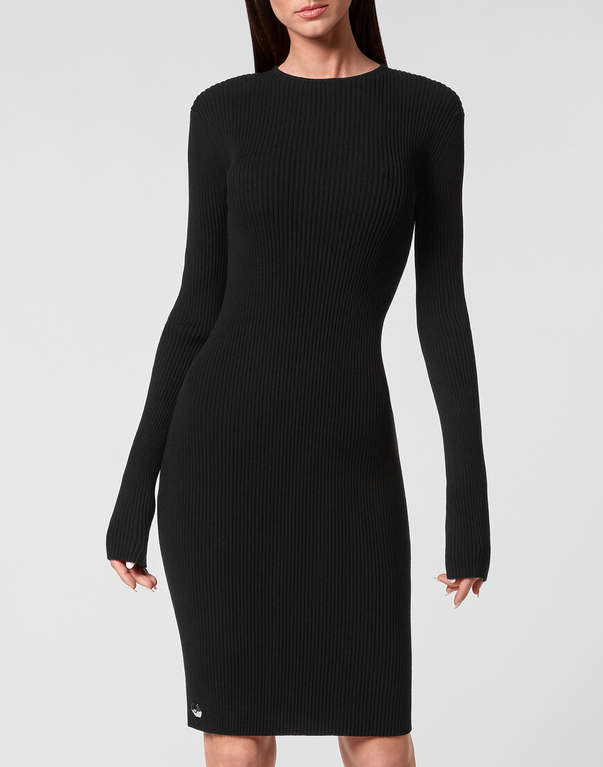 трикотажное платье  FABC-WKG0323-PKN002N_02 фотография