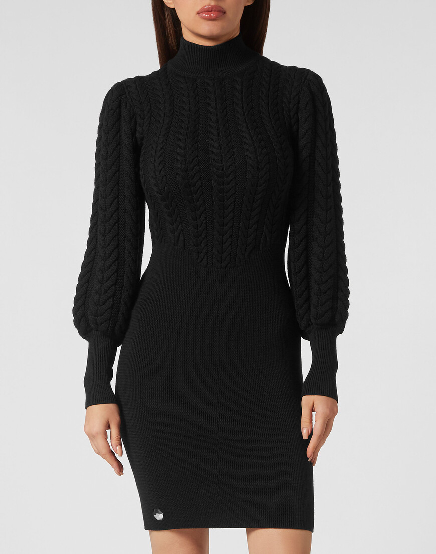 трикотажное платье  FACC-WKG0375-PKN002N_02 фотография