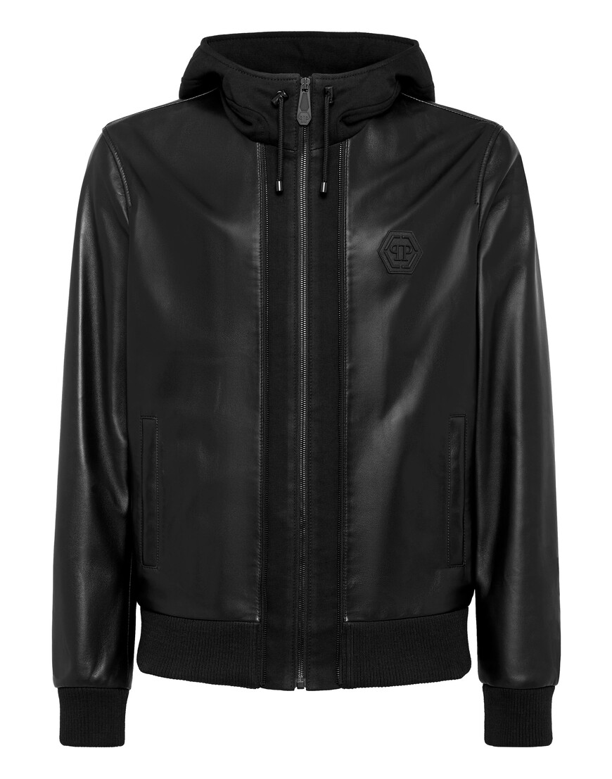 

Кожаная Куртка Philipp Plein, Черный