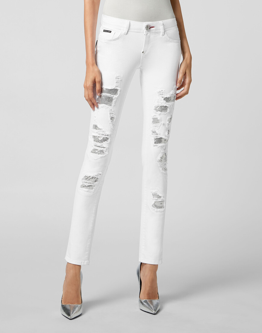 

Джинсы Зауженные Philipp Plein, Белый