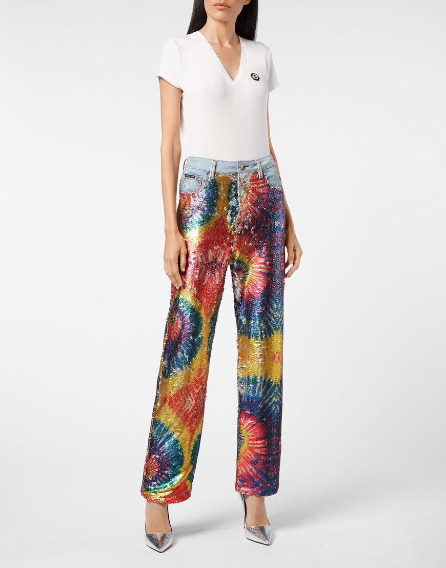 джинсы прямые  AAAC-WDT1722-PDE004N_07CI с промокодом