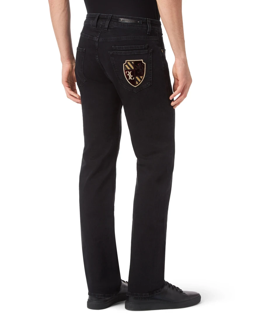 джинсы прямые  OABC-MDT3169-BTE001N_02 по акции