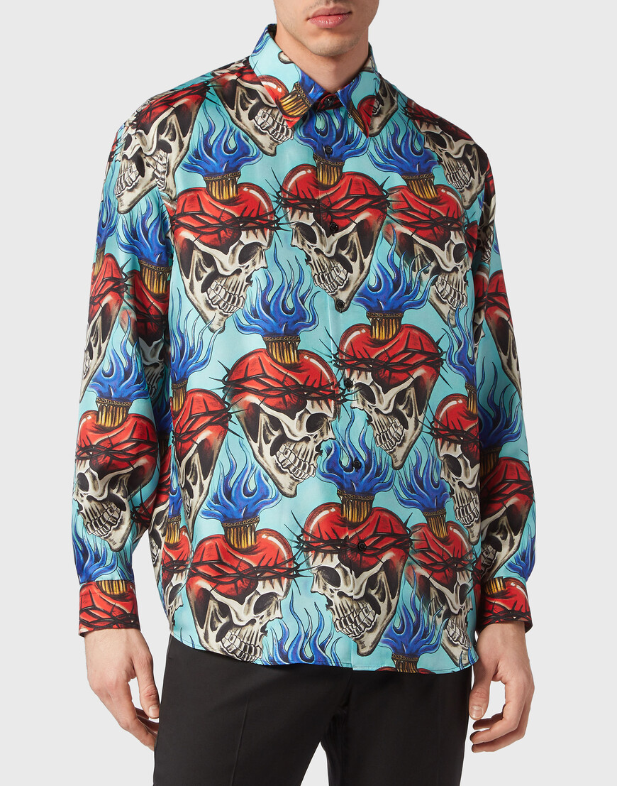 

Рубашка Philipp Plein, Голубой