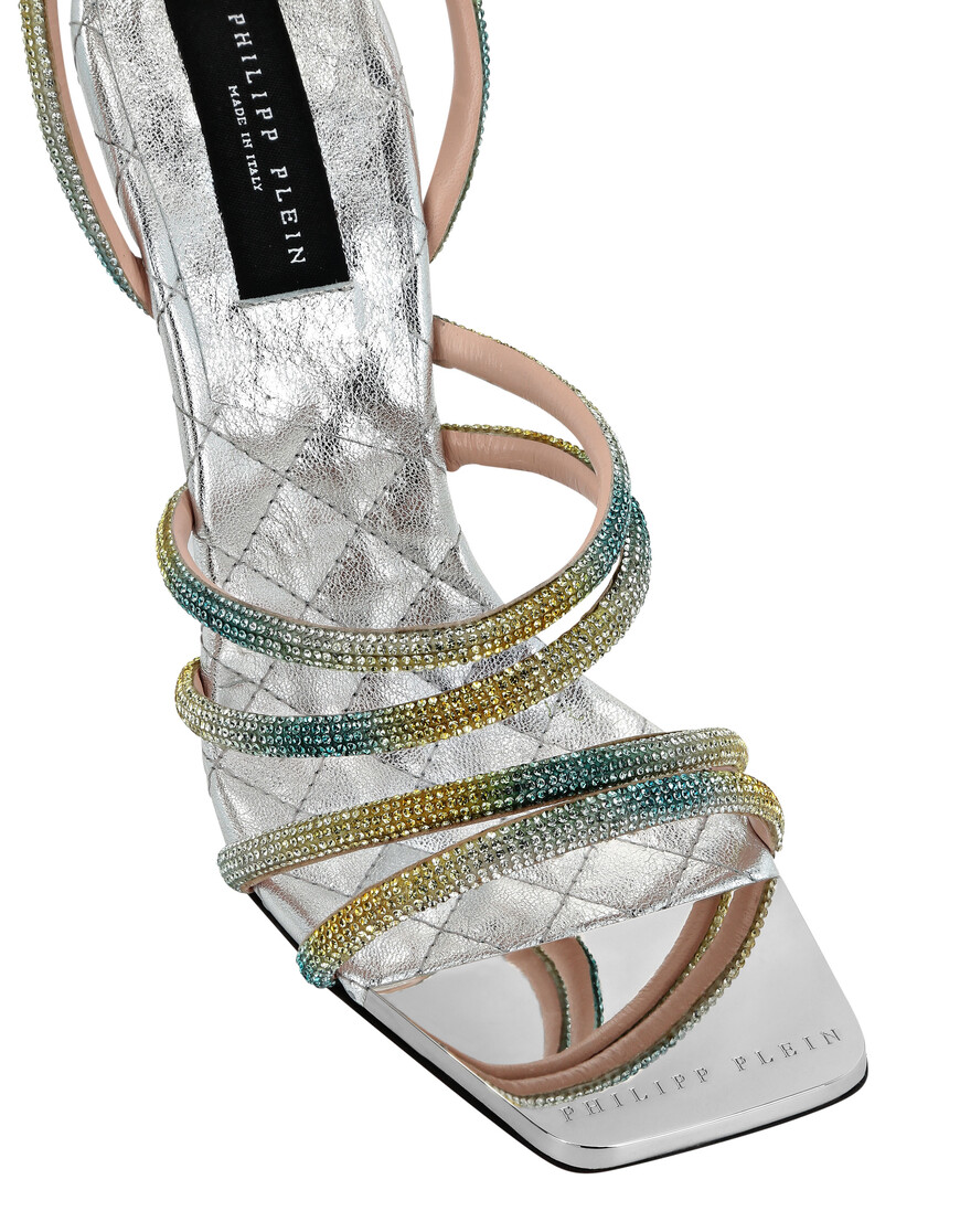 

Сандалии Philipp Plein, Серебряный