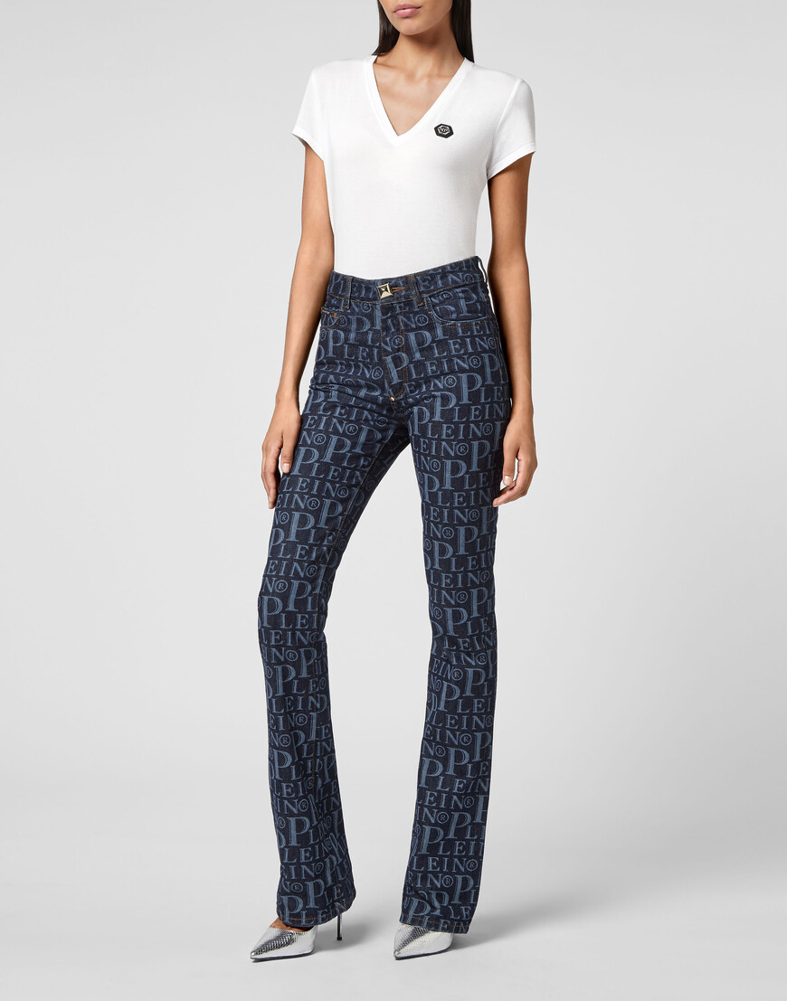 джинсы с высокой посадкой  SABC-WDT1800-PDE004N_14GN с промокодом