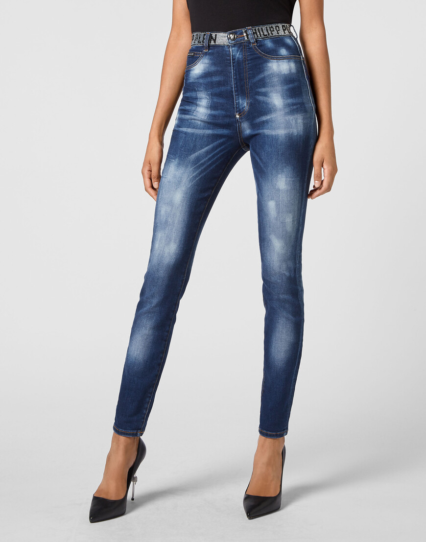 

Скинни Philipp Plein, Синий