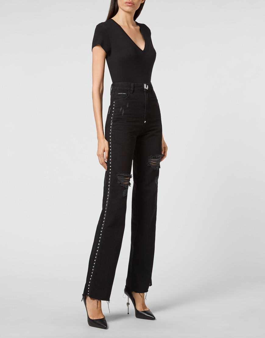 широкие джинсы  SABC-WDT1911-PDE004N_02NH с промокодом