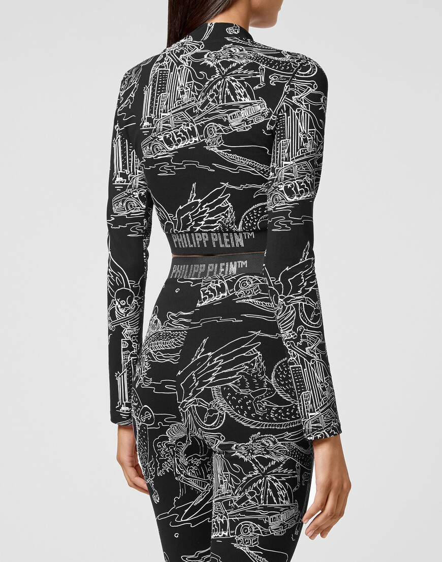 

Спортивный Топ Philipp Plein, Черный