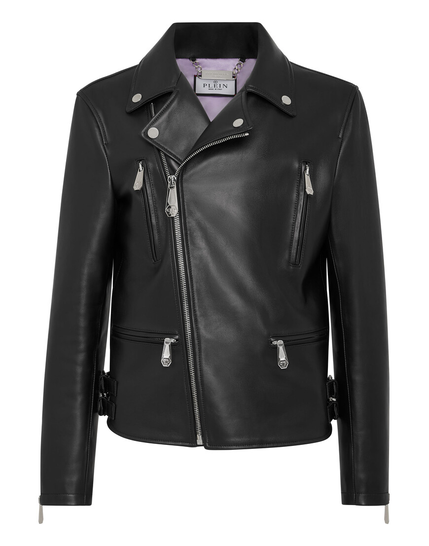 

Кожаная Куртка Philipp Plein, Черный