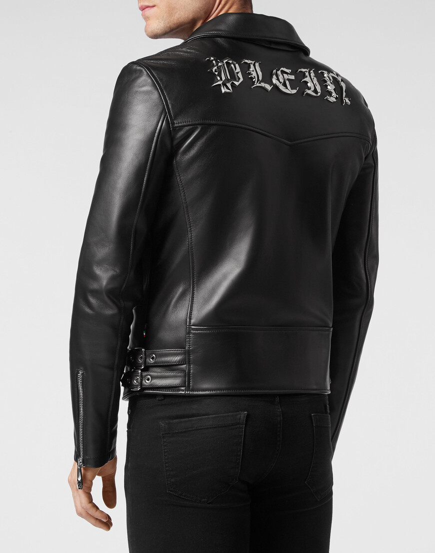 

Кожаная Куртка Philipp Plein, Черный