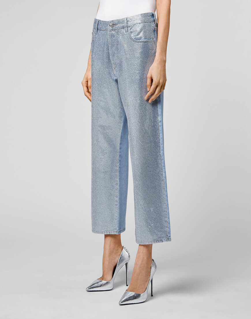 джинсы с высокой посадкой  FAAC-WDT1700-PDE004N_07GR фотография