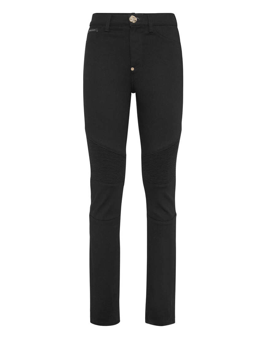 

Джинсы С Высокой Посадкой Philipp Plein, Черный