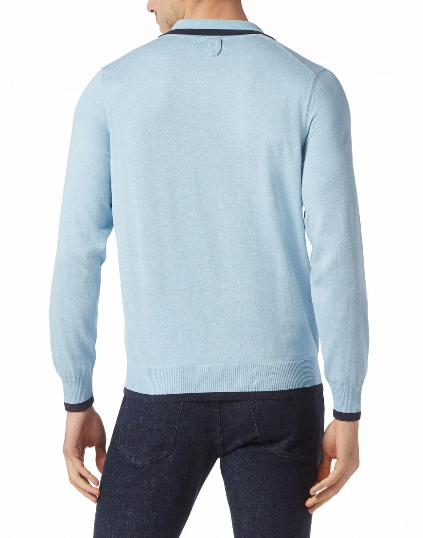 поло с длинным рукавом  IACC-MKK0225-BKN001N_0714 по акции