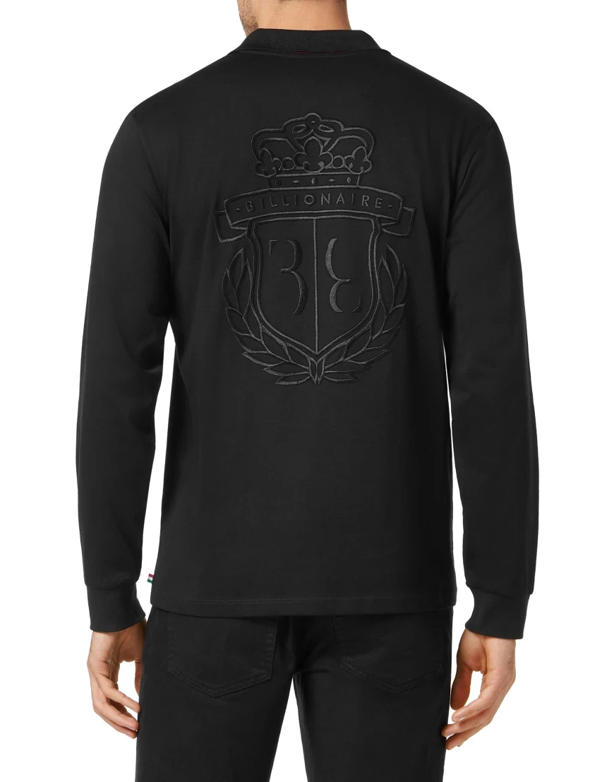 поло с длинным рукавом  OACC-MTK6510-BTE004N_02 по акции