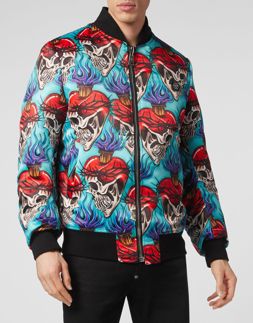 

Бомбер Philipp Plein, Голубой