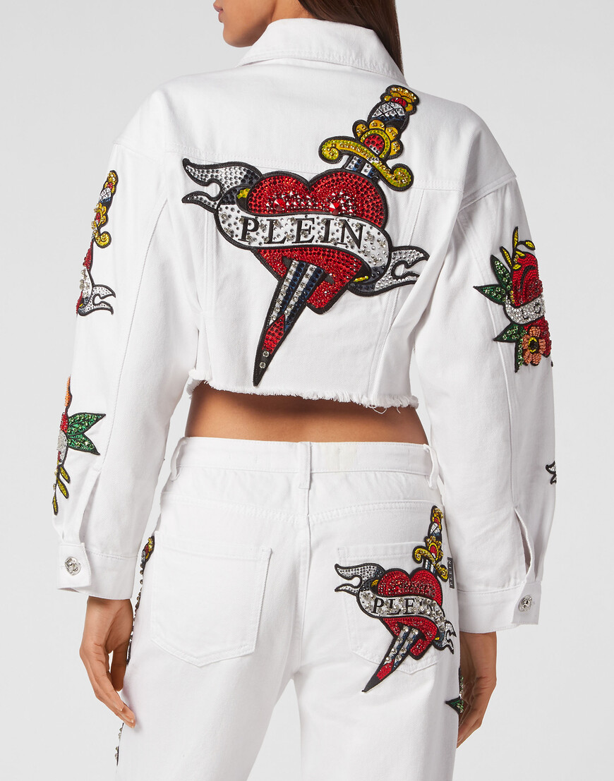 

Джинсовая Куртка Philipp Plein, Белый