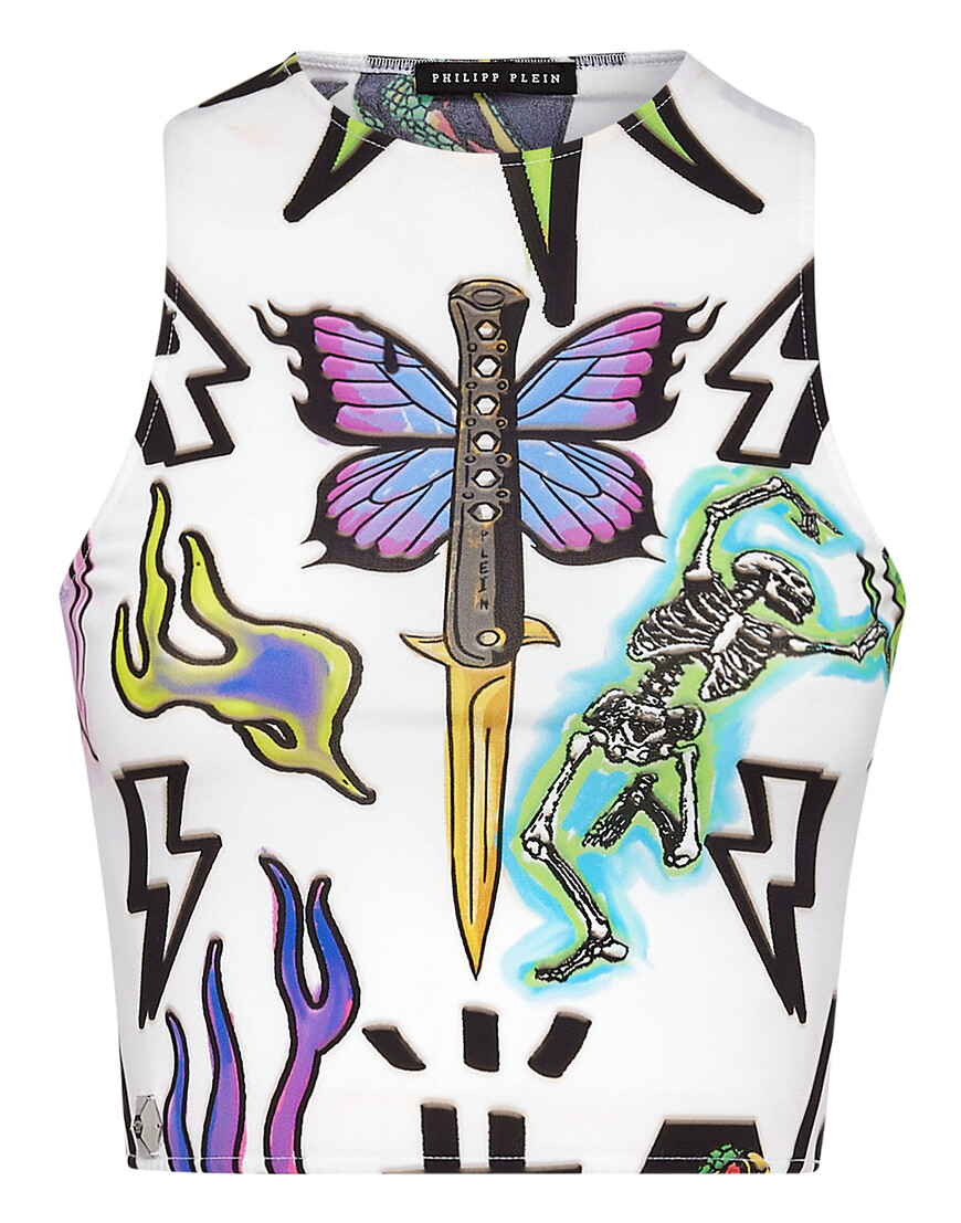 

Спортивный Топ Philipp Plein, Белый