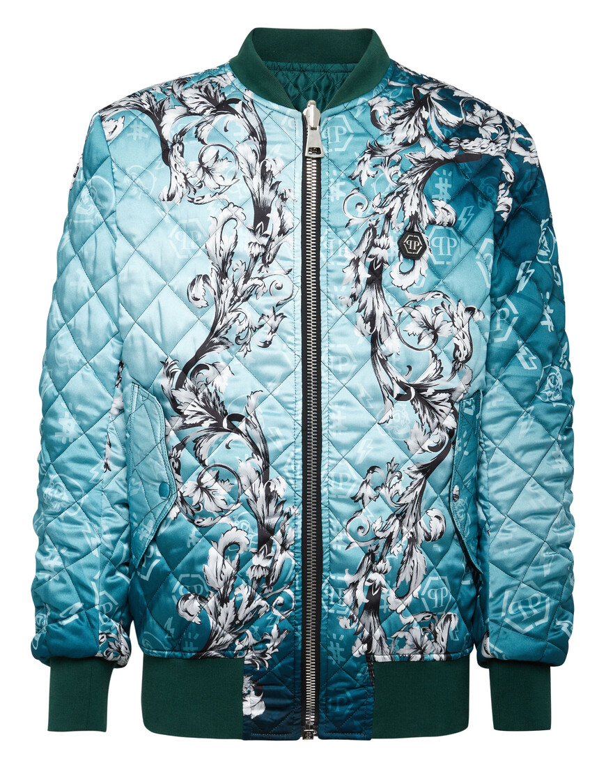 бомбер  от бренда philipp plein вид слева