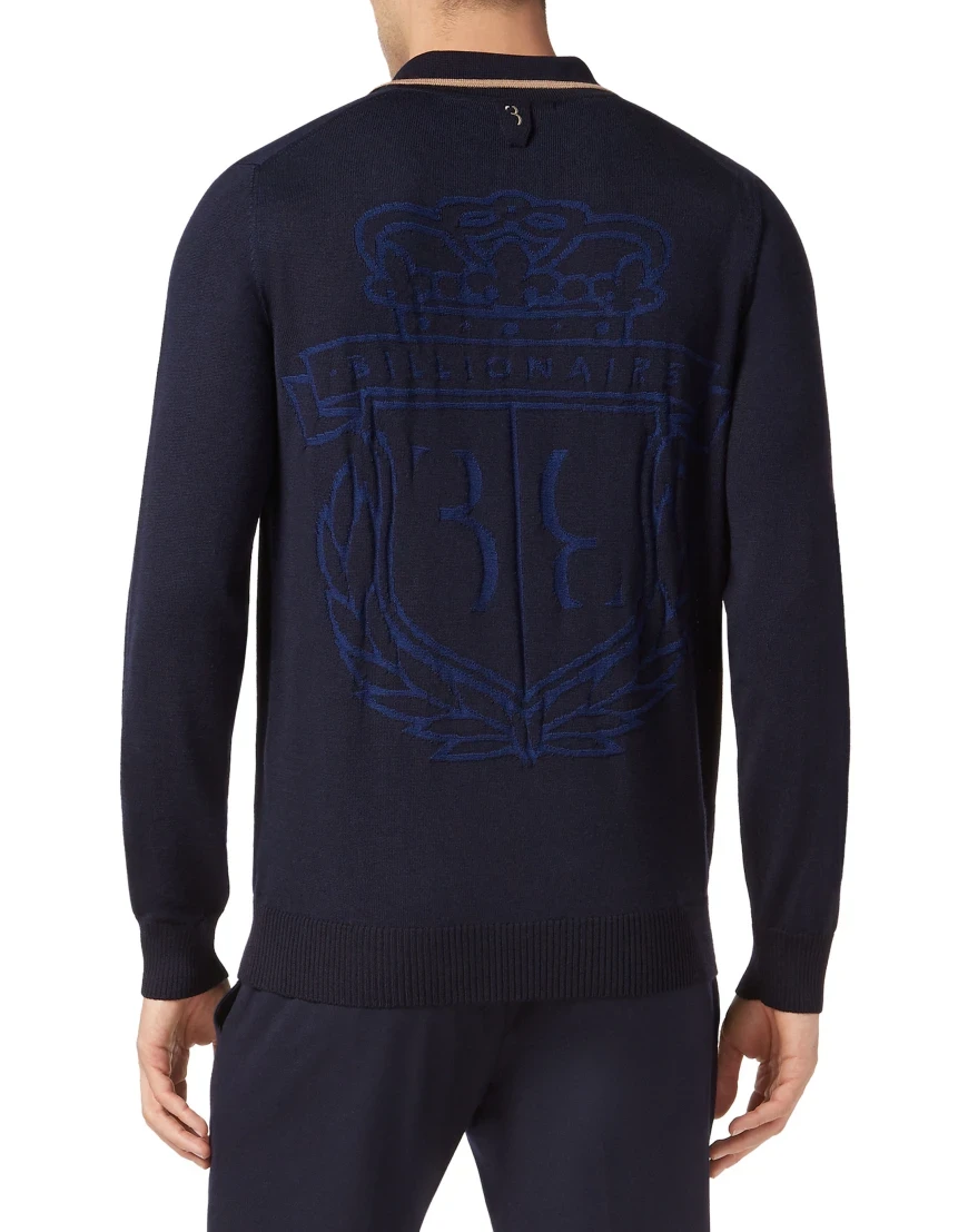 поло с длинным рукавом  OACC-MKK0231-BKN001N_14 по акции