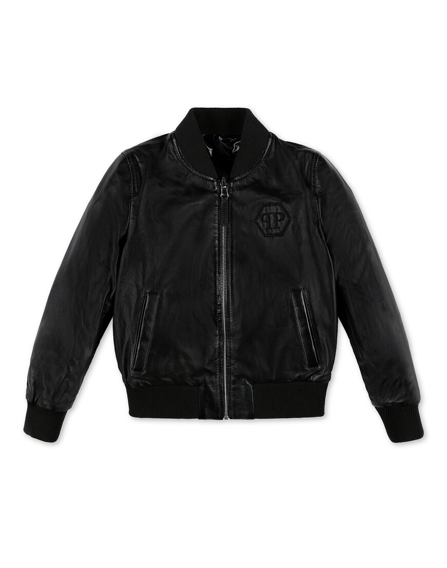 бомбер  от бренда philipp plein вид слева