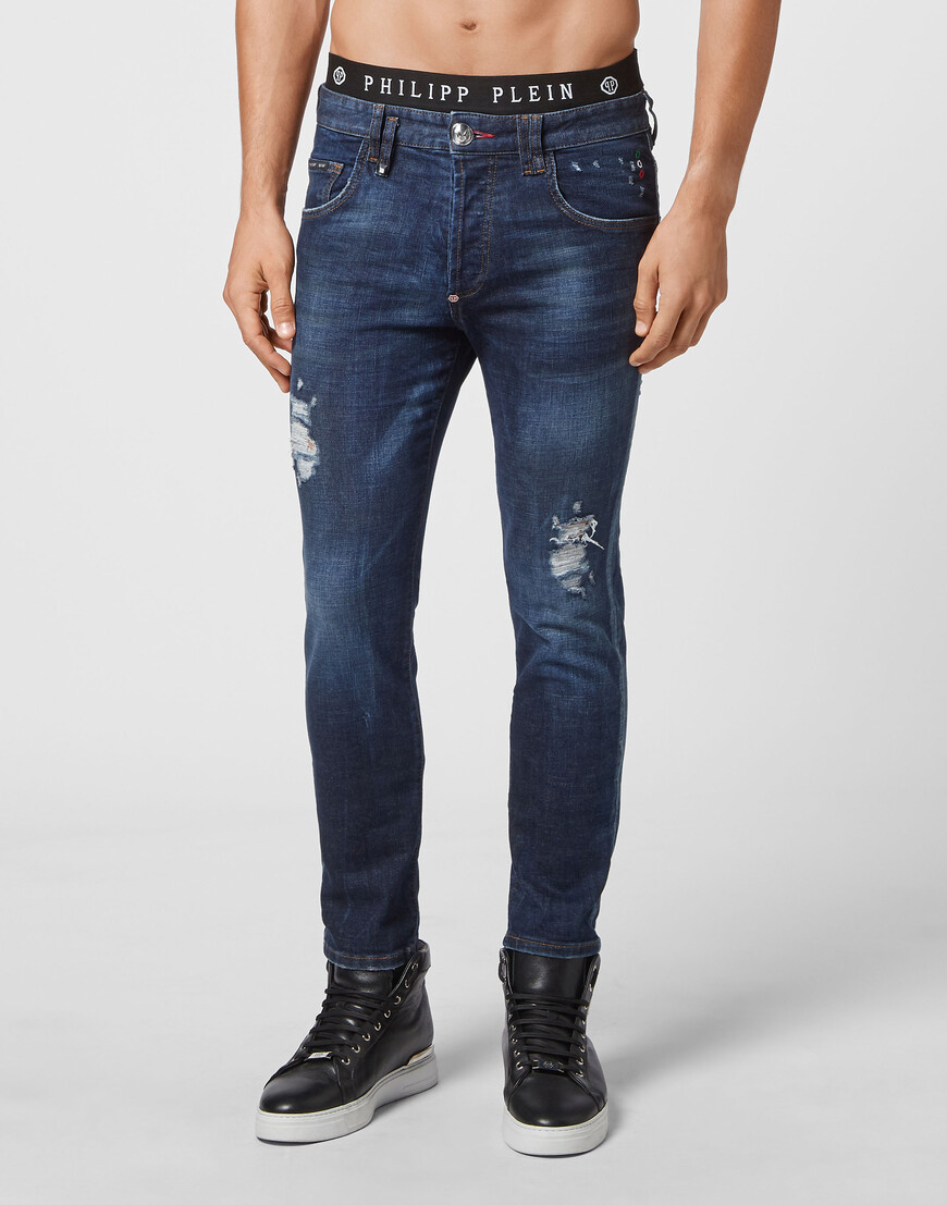 

Скинни Philipp Plein, Синий