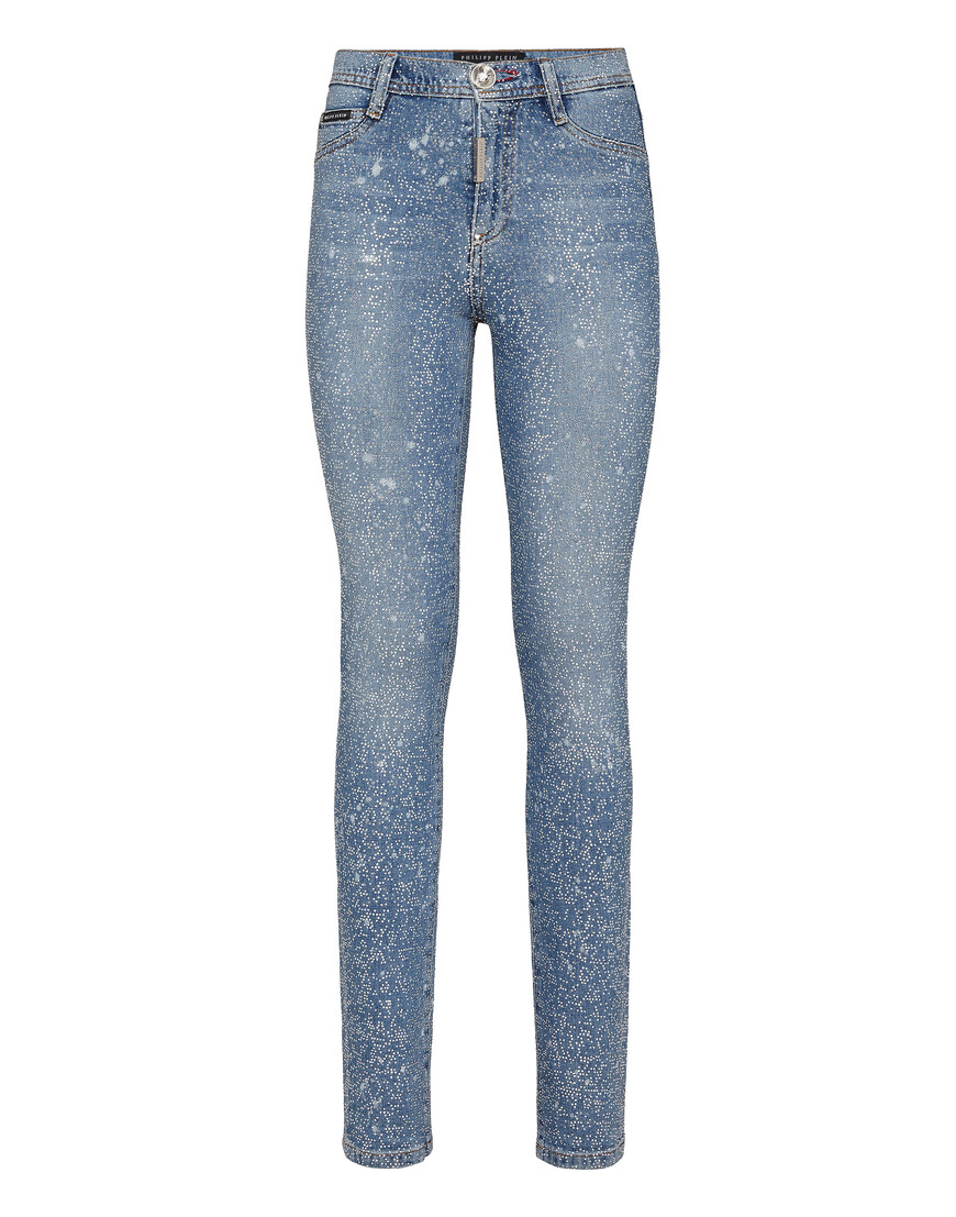 джинсы с высокой посадкой  A18C-WDT0875-PDE004N_07RG по акции