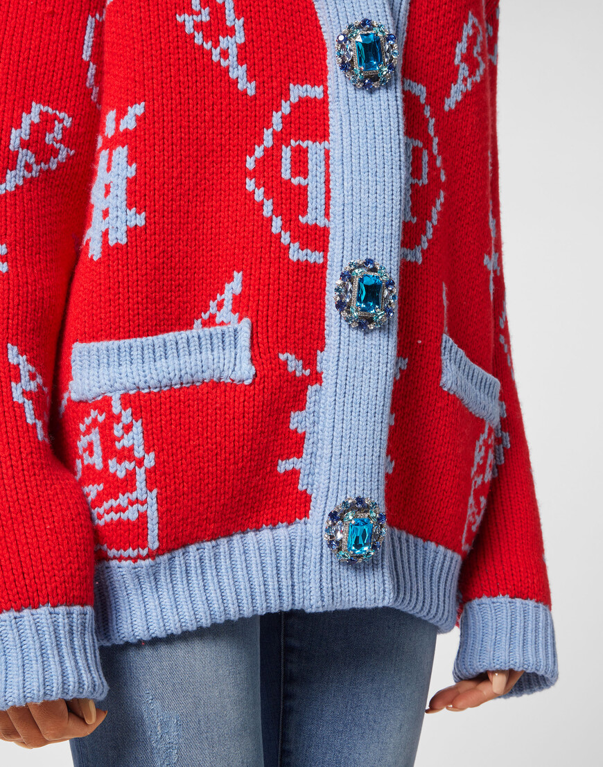 кардиган  AABC-WKQ0108-PKN002N_13 купить с доставкой