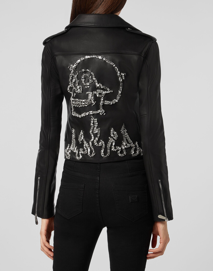 кожаная куртка  F20C-WLB0730-PLE010N_02 в интернет магазине