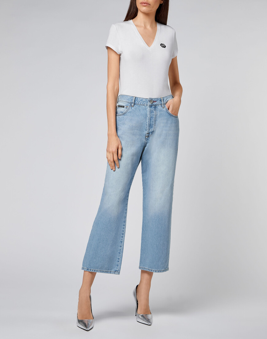 джинсы прямые  FAAC-WDT1689-PDE004N_07GR с промокодом