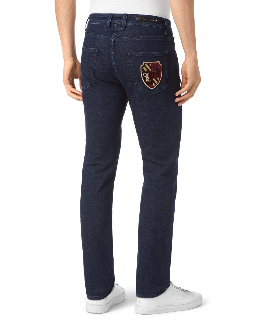 джинсы прямые  OABC-MDT3167-BTE001N_14 по акции