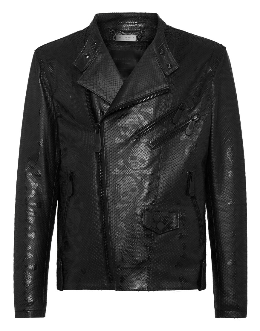 

Кожаная Куртка Philipp Plein, Черный