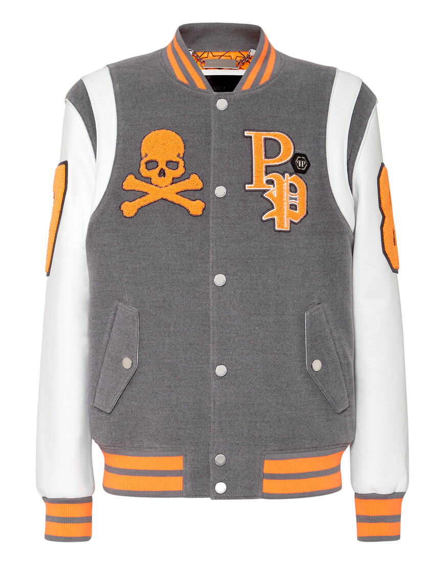 куртка  от бренда philipp plein вид слева