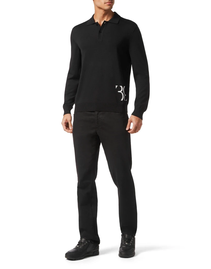 

Поло С Длинным Рукавом Billionaire, Черный