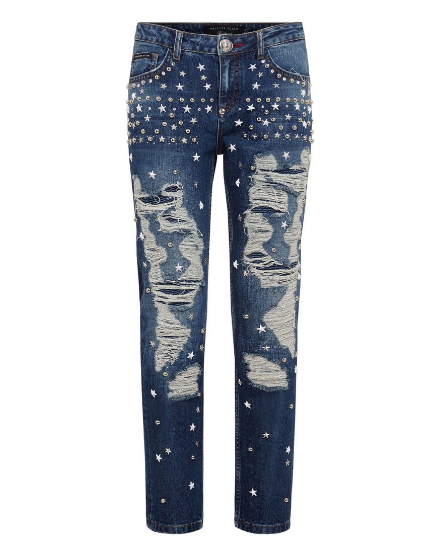 джинсы бойфренды  A19C-WDT1262-PDE004N_08Cy по акции