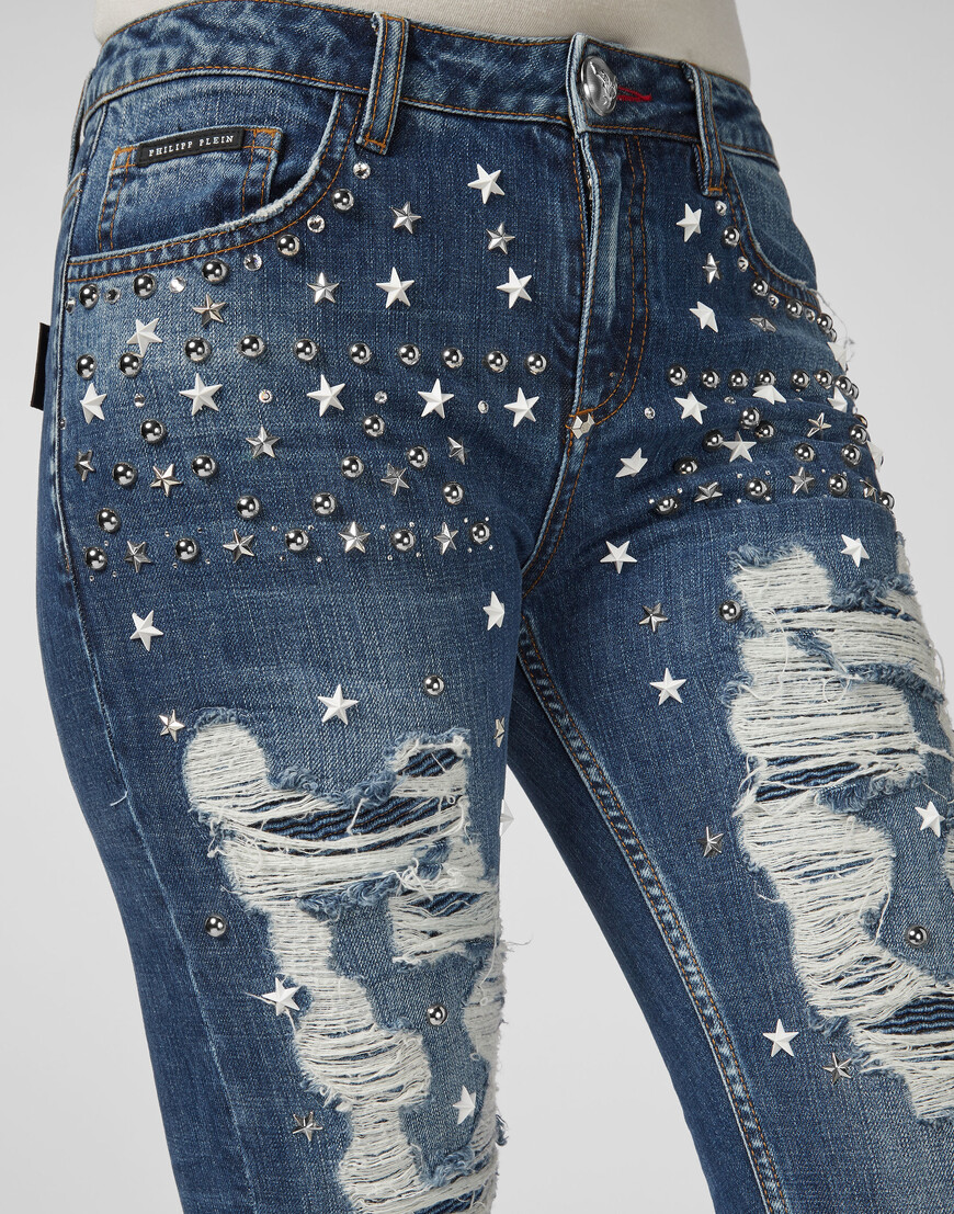 джинсы бойфренды  A19C-WDT1262-PDE004N_08Cy купить с доставкой