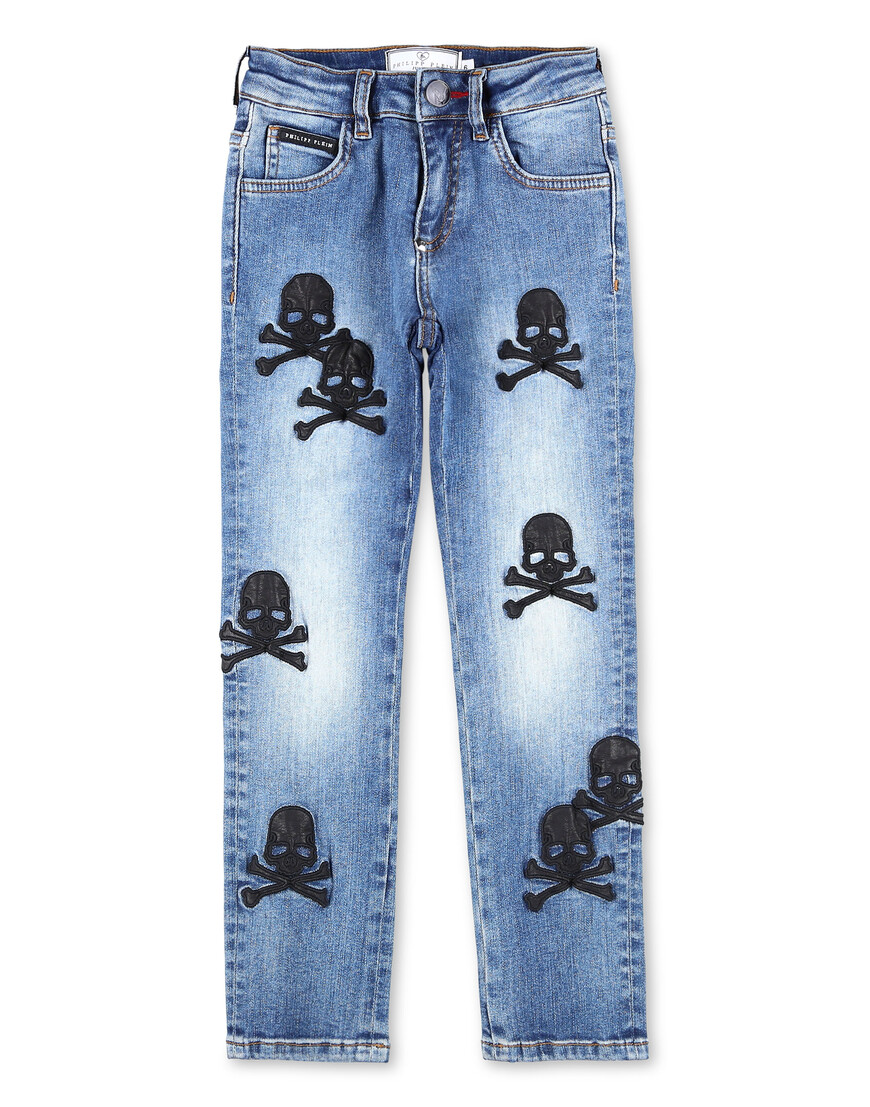 

Джинсы Прямые Philipp Plein, Синий