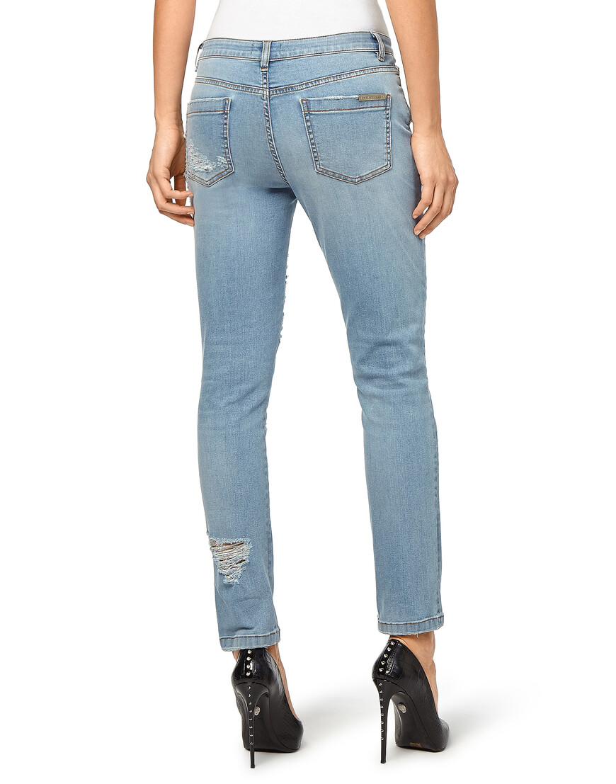 джинсы бойфренды  F18C-WDT0739-PDE004N_07 в интернет магазине